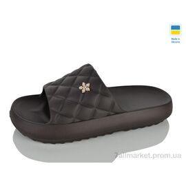 Шльопанці жіночі полегшені Літо N125 шоколад (6 пар р.36-41) "Lot Shoes" недорого оптом від прямого постачальника