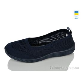 Балетки жіночі зручні Літо 26-211 синій (8 пар р.36-41) "Lot Shoes" недорого оптом від прямого постачальника