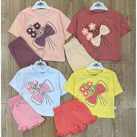 Фотография Костюм детский на девочку BB584 brown р.0.9-2 "BURATINO" недорого оптом от прямого поставщика
