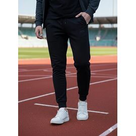 Штани спортивні чоловічі VS5831 black р.M-3XL "Vip Stendo" недорого оптом від прямого постачальника