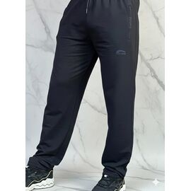 Штани спортивні чоловічі VS5838 black р.3XL-5XL "Vip Stendo" недорого оптом від прямого постачальника