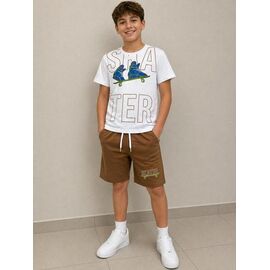 Костюм дитячий на хлопчика PR1081 white р.8-12 "Proschenko" недорого оптом від прямого постачальника