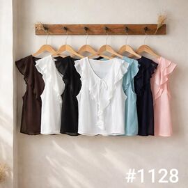 Жіноча блузка 1128 mix р.42-46 "Kosta" недорого оптом від прямого постачальника