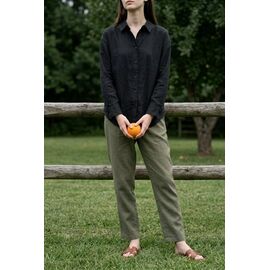 Сорочка жіноча 3560 black р.M-XL "Kosta" недорого оптом від прямого постачальника