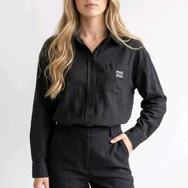 Сорочка жіноча 3565 black р.M-XL "Kosta" недорого оптом від прямого постачальника