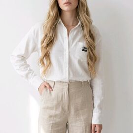Сорочка жіноча 3565 white р.M-XL "Kosta" недорого оптом від прямого постачальника