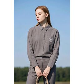 Сорочка жіноча 3567 grey р.M-XL "Kosta" недорого оптом від прямого постачальника