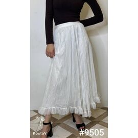 Спідниця жіноча 9505 white р.42-46 "Kosta" недорого оптом від прямого постачальника