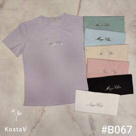 футболка жіноча B067 mix р.46-48 "Kosta" недорого оптом від прямого постачальника