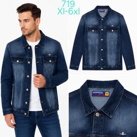 Фотография Куртка мужская 719 blue р.XL-6XL "Vingvgs" недорого оптом от прямого поставщика