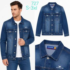 Фотография Куртка мужская 727 blue р.S-3XL "Vingvgs" недорого оптом от прямого поставщика