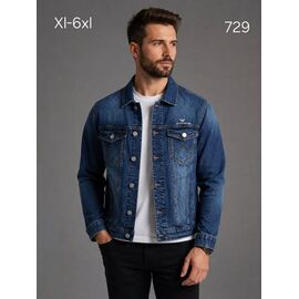 Фотография Куртка мужская 729 blue р.XL-6XL "Vingvgs" недорого оптом от прямого поставщика