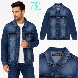 Фотография Куртка мужская 732 blue р.L-5XL "Vingvgs" недорого оптом от прямого поставщика