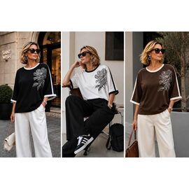 футболка жіноча A3006 mix р.3XL-4XL "Saint Wish" недорого оптом від прямого постачальника