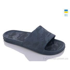 Фотография Шлепки мужские пляжные Лето 400 т.синій (6 пар р.40-45) "Inblue" недорого оптом от прямого поставщика