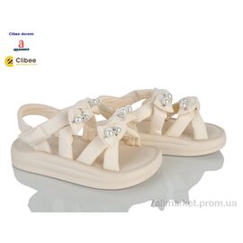 Босоніжки дитячі літні Літо 25A2603 beige (7 пар р.31-37) "Clibee-Doremi" недорого оптом від прямого постачальника