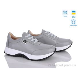 Кросівки жіночі модні Весна/осінь 5064-3 сірий к. (6 пар р.36-40) "A.N.I.One" недорого оптом від прямого постачальника