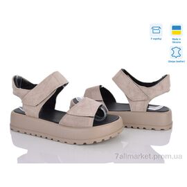Босоніжки жіночі літні Літо 4070-99 беж з. (6 пар р.36-40) "A.N.I.One" недорого оптом від прямого постачальника