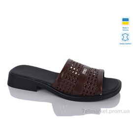 Шльопанці жіночі полегшені Літо 888 корич.к. (6 пар р.37-42) "Sali" недорого оптом від прямого постачальника