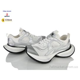 Кросівки жіночі модні Літо AA86061 white-grey (5 пар р.35-39) "Clibee-Doremi" недорого оптом від прямого постачальника