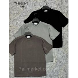 Фотография Футболка мужская молодёжная р-ры L-4XL (3цв) "PROSTOMEN" недорого оптом от прямого поставщика