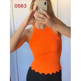 Майка жіноча 0563 orange р.42-46 "Kosta" недорого оптом від прямого постачальника