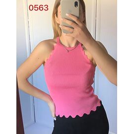 Майка жіноча 0563 pink р.42-46 "Kosta" недорого оптом від прямого постачальника