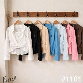 Сорочка жіноча 1101 mix р.42-46 "Kosta" недорого оптом від прямого постачальника