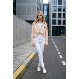 Сорочка жіноча 1106 beige р.42-46 "Kosta" недорого оптом від прямого постачальника