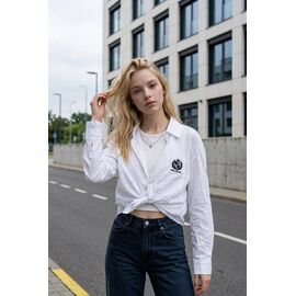Сорочка жіноча 1106 white р.42-46 "Kosta" недорого оптом від прямого постачальника