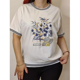 Майка жіноча 1313-5 white р.48-52 "Kosta" недорого оптом від прямого постачальника