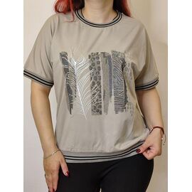 Майка жіноча 1313-6 beige р.48-52 "Kosta" недорого оптом від прямого постачальника