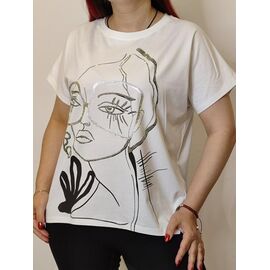 футболка жіноча 2230 white р.48-52 "Kosta" недорого оптом від прямого постачальника