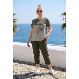 футболка жіноча 2920-2 khaki р.48-52 "Kosta" недорого оптом від прямого постачальника