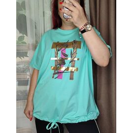 футболка жіноча 3609 mint р.L-XL "Kosta" недорого оптом від прямого постачальника