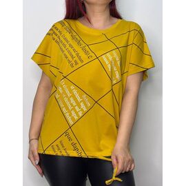 футболка жіноча 704 yellow р.50-54 "Kosta" недорого оптом від прямого постачальника