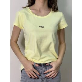 футболка жіноча A012 yellow р.42-48 "Kosta" недорого оптом від прямого постачальника