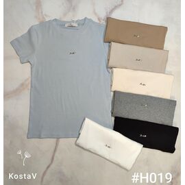 футболка жіноча H019 mix р.42-46 "Kosta" недорого оптом від прямого постачальника