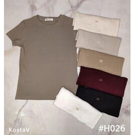 футболка жіноча H026 mix р.42-46 "Kosta" недорого оптом від прямого постачальника