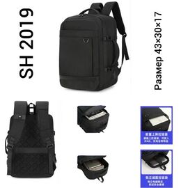 Фотография Рюкзак мужской TH2019 black р.43-30-17 "Annet" недорого оптом от прямого поставщика