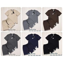 Фотография Костюм мужской 730 brown р.2XL-6XL "WHITE" недорого оптом от прямого поставщика