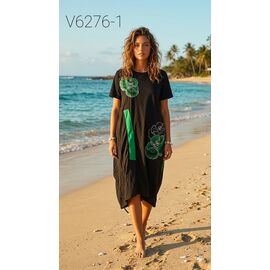 Фотография Платье летнее женское V6276 black р.46-48 "Dorimodes" недорого оптом от прямого поставщика