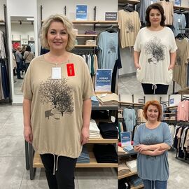 футболка жіноча AL1804 beige р.M-2XL "Dorimodes" недорого оптом від прямого постачальника