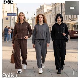 Фотография Костюм спортивный женский тёплый BX602 black р.M-XL "Dorimodes" недорого оптом от прямого поставщика