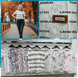 футболка жіноча F076-4 mix р.one size "Dorimodes" недорого оптом від прямого постачальника