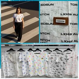 футболка жіноча F076-5 mix р.one size "Dorimodes" недорого оптом від прямого постачальника