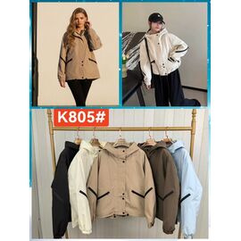 Куртка жіноча демісезонна KX805 black р.M-XL "Dorimodes" недорого оптом від прямого постачальника