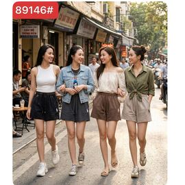 Фотография Шорты женские Q89146 beige р.M-XL "Dorimodes" недорого оптом от прямого поставщика