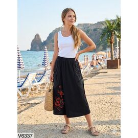 Фотография Юбка женская V6337-2 black р.42-46 "Dorimodes" недорого оптом от прямого поставщика