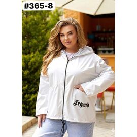 Фотография Ветровка женская 365-8 white р.52-60 "FIESTA" недорого оптом от прямого поставщика